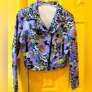 NWOT Beautiful Butterfly Moto Jacket from Dolls Kill